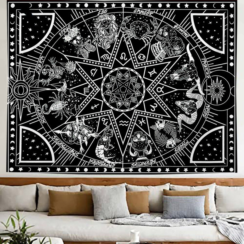 Constellation Element Bedroom Background Cloth Decorative Tapestry