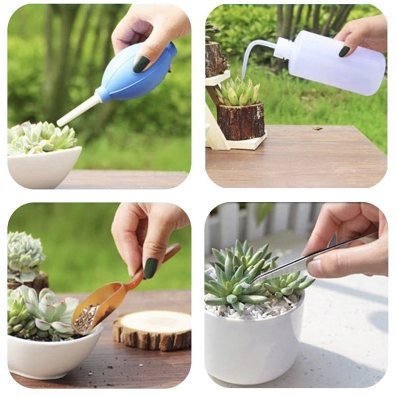 Gardening Tool Set Potted Scissors Succulent Spray Bottle Seedling Lifter