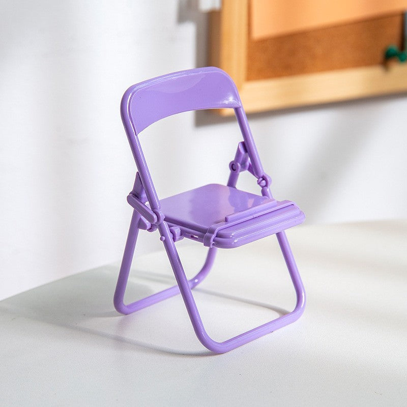 Creative Folding Small Chair Phone Holder