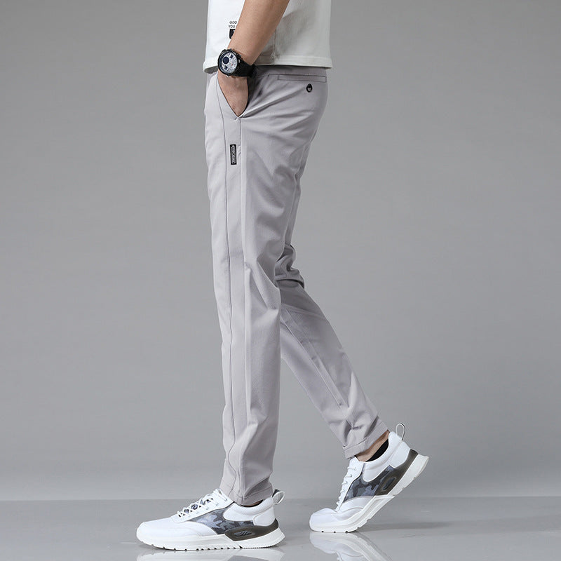 Smooth Full Elastic Force Non-ironing Elastic Sports Pants