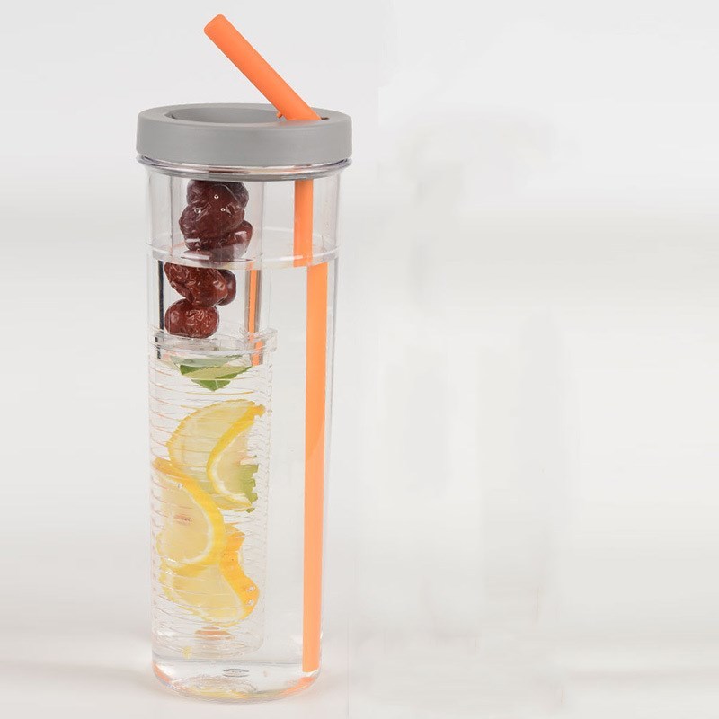 Multifunctional water cup with straw