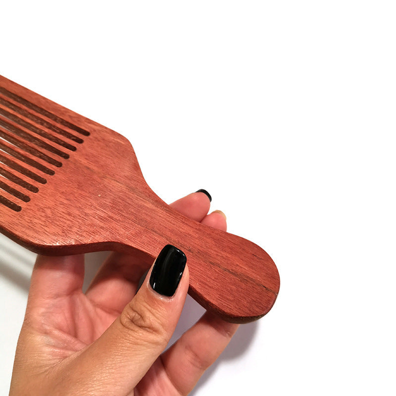 Back comb Wooden comb