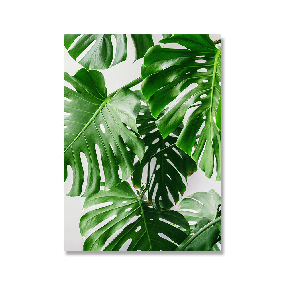 Home Decor Green Plant Canvas Painting