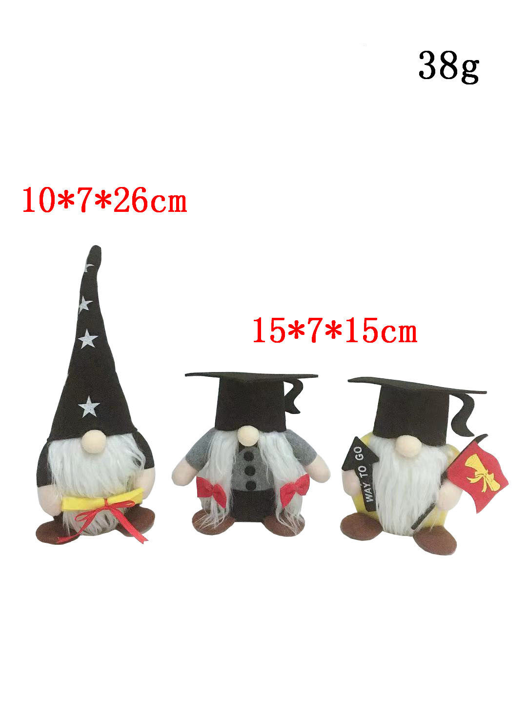 Doctor Hat Bachelor Uniform Faceless Doll Doll Ornament