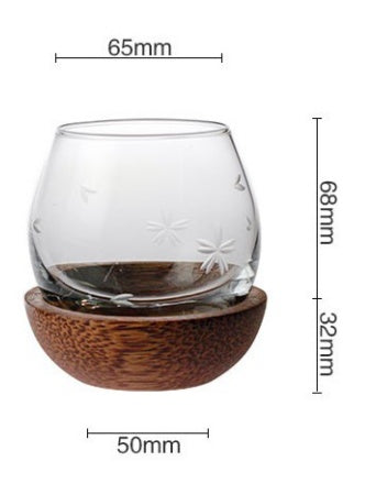 Whisky glass slow shaker