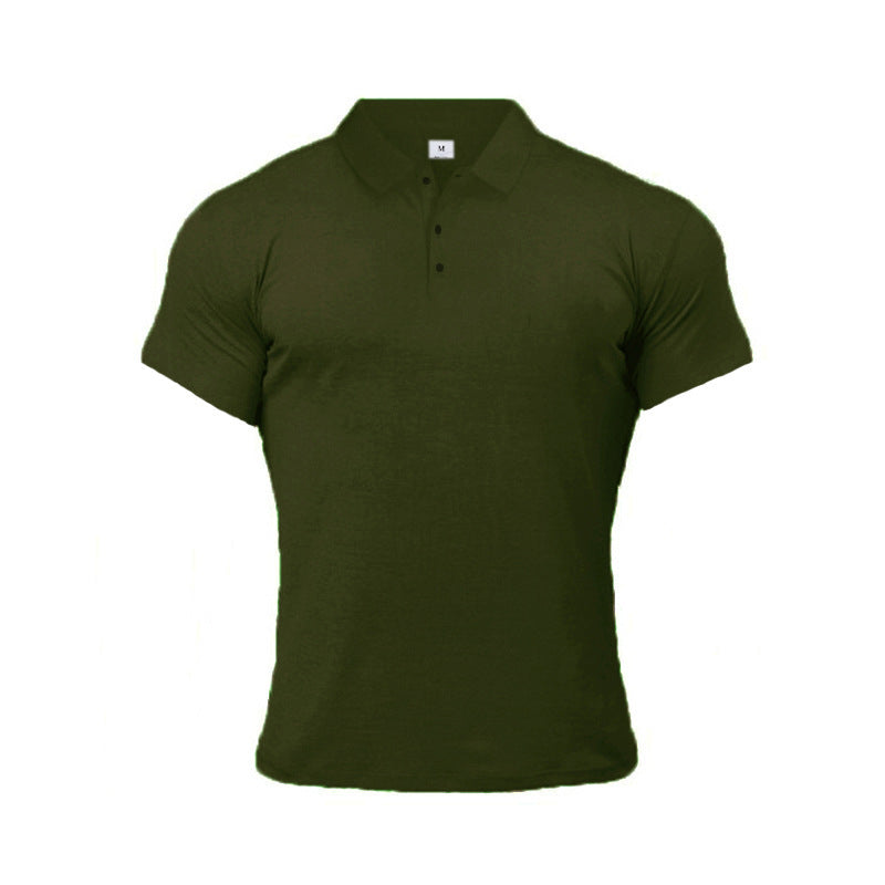 European And American Muscle Men's Summer Sports Short Sleeve