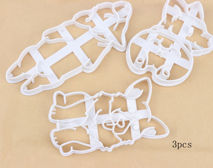 Corgi Shape Cookie Cutter Set