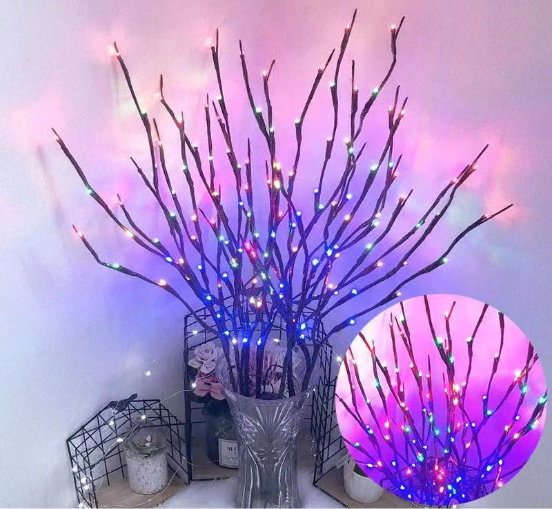 LED Lantern Simulation Branch Light Room Decoration