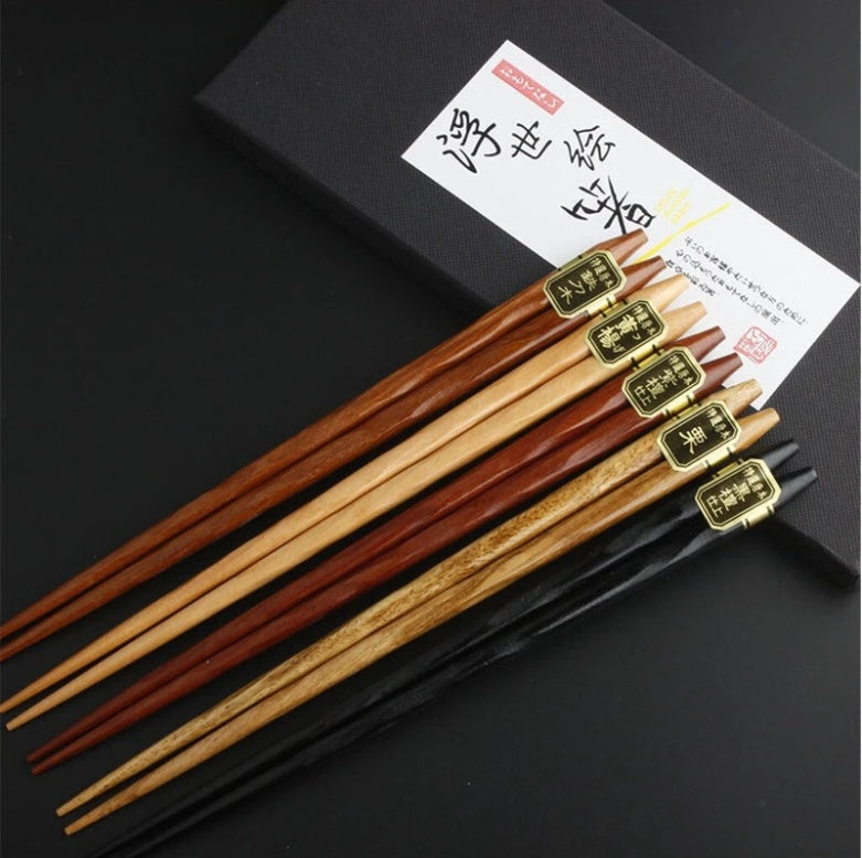 Japanese natural wooden chopsticks