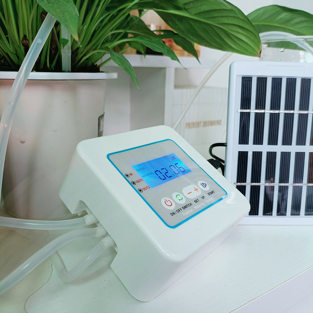 Solar Multifunctional Automatic Watering Device USB Charging For Gardening