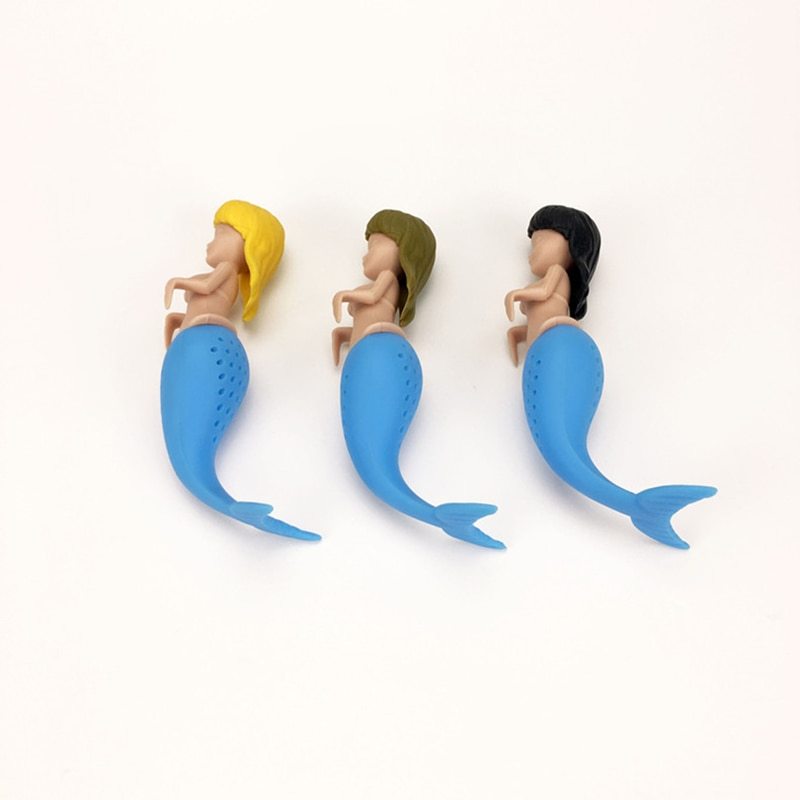 Mermaid silicone tea maker