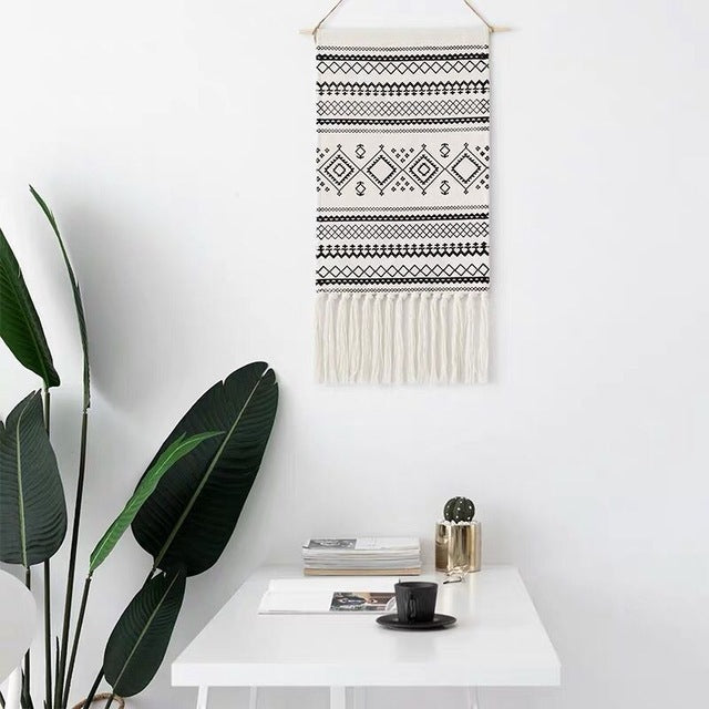 Hanging tassel tapestry