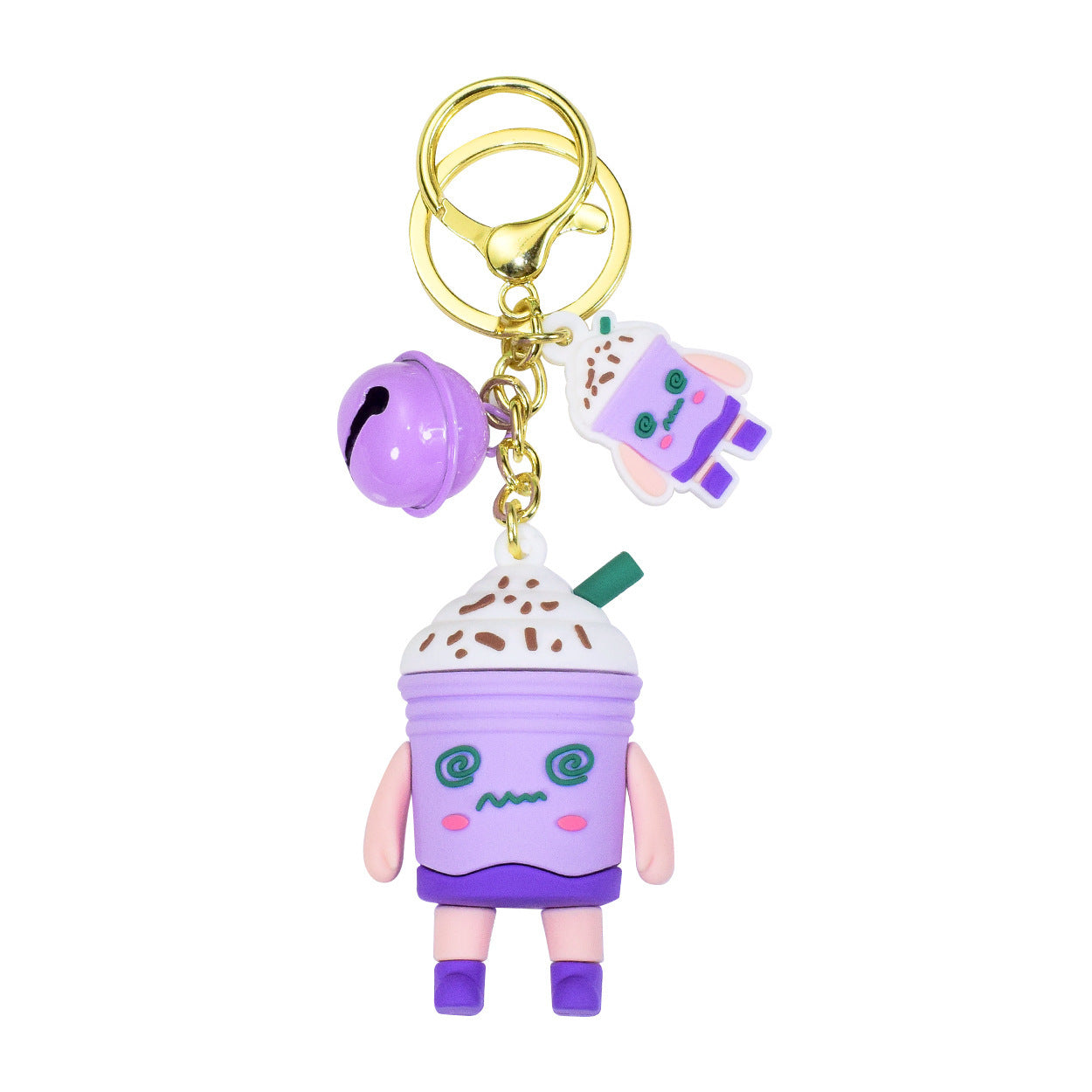 Doll keychain pendant simulation food ice cream key chain