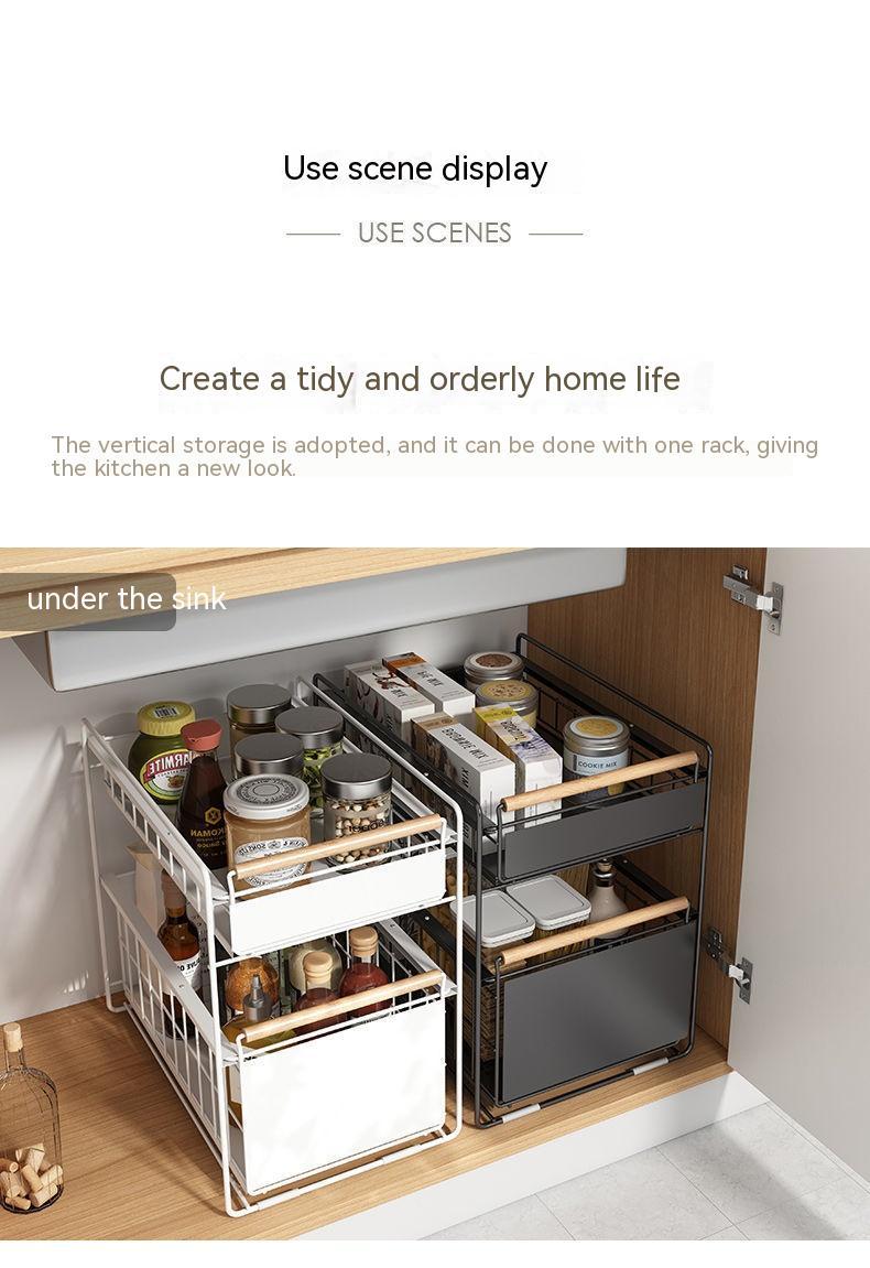 Kitchen Sink Rack Cabinet Layer