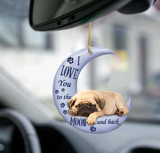 Car Pendant Sleeping Dog Angel Home Decor Acrylic Showcase Hanging Ornaments For Doors