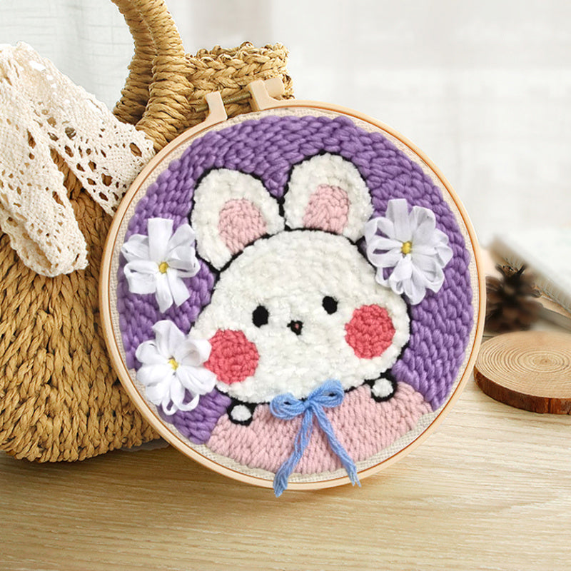 Beginners Wool Poke Embroidery Handmade Creative Material Package