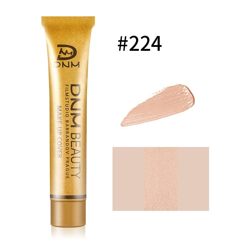 Concealer Liquid Foundation Cream Cover Tattoo Acne ScarsConcealer Moisturizing Full Camouflaged Natural Brighten Makeup