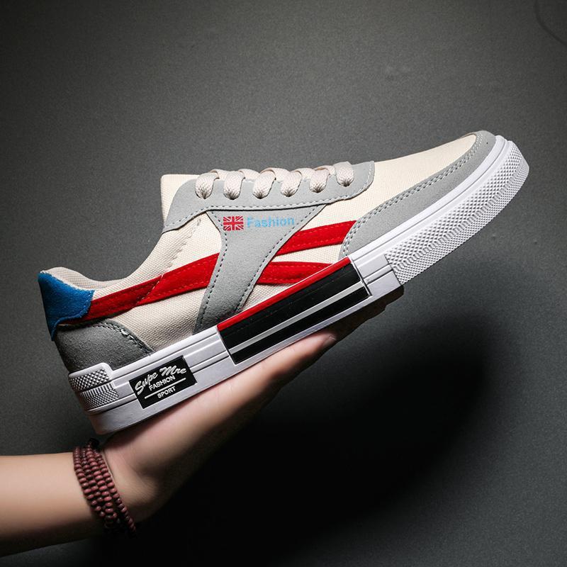 Men's Korean style trendy canvas shoes