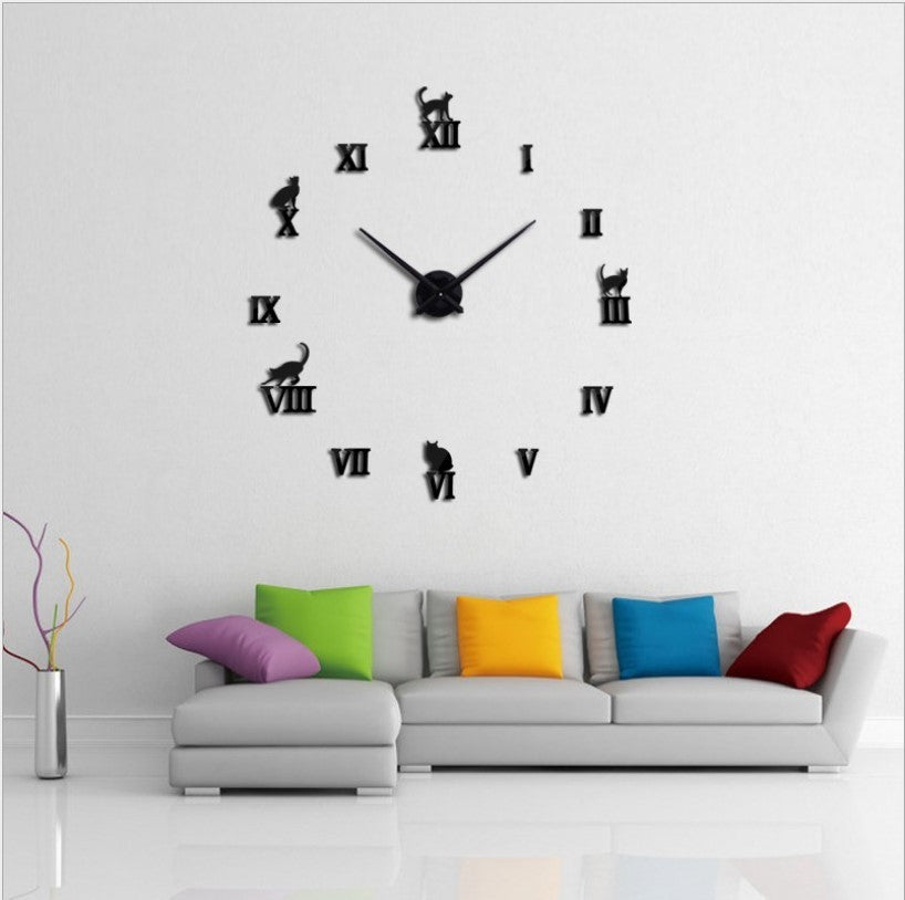 DIY living room modern personality art wall clock