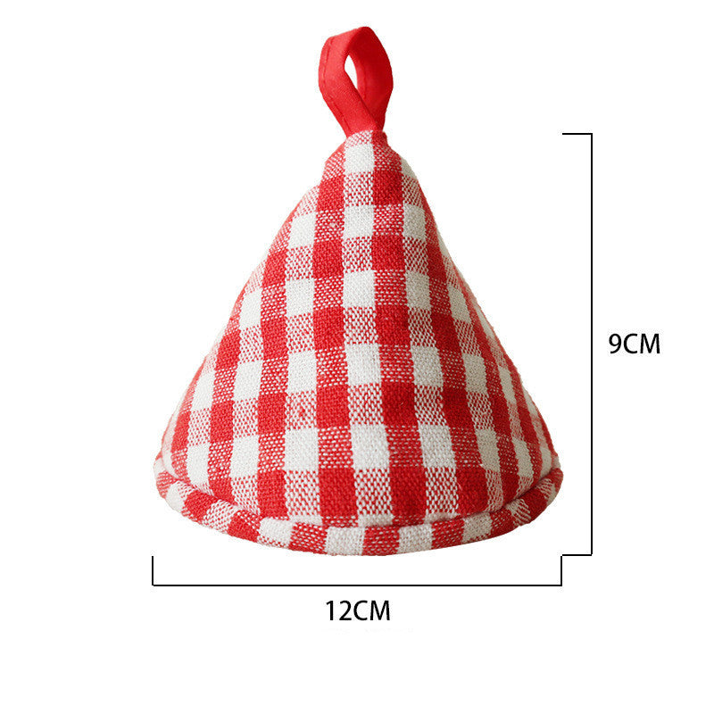 Cotton Cloth Heat Insulation Oven Mitt Glove Casserole Ear Pan Pot Holder Oven Grip Anti-hot Pot Clip