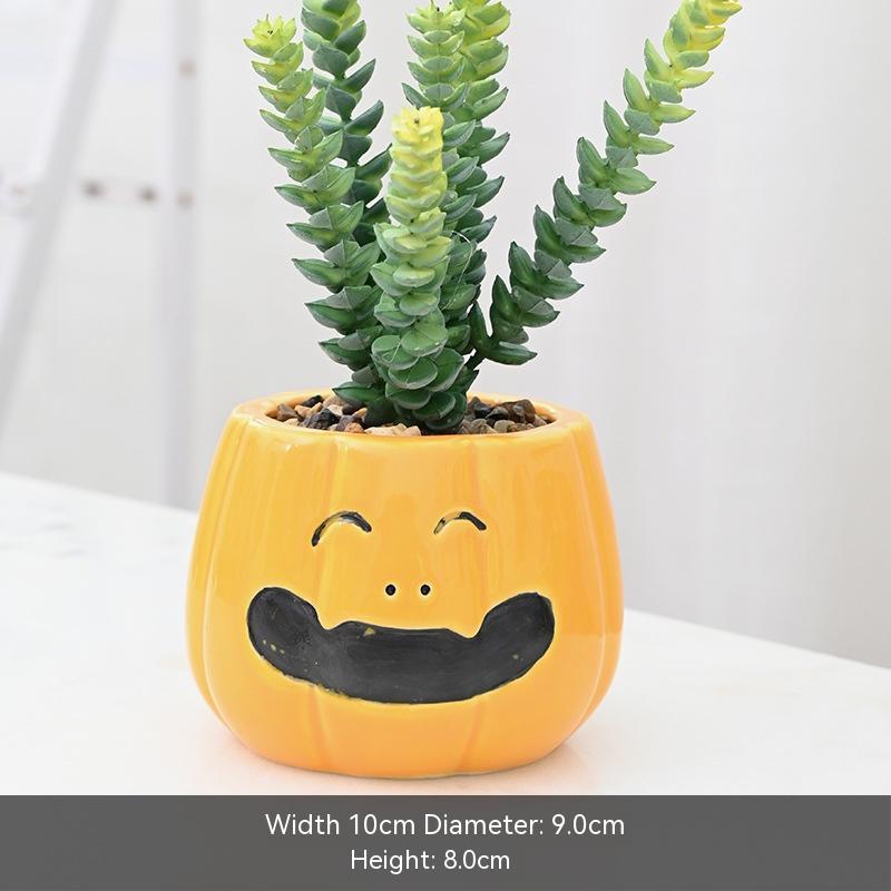 Halloween Succulent Flower Pot Ceramic Flower Pot Aromatherapy