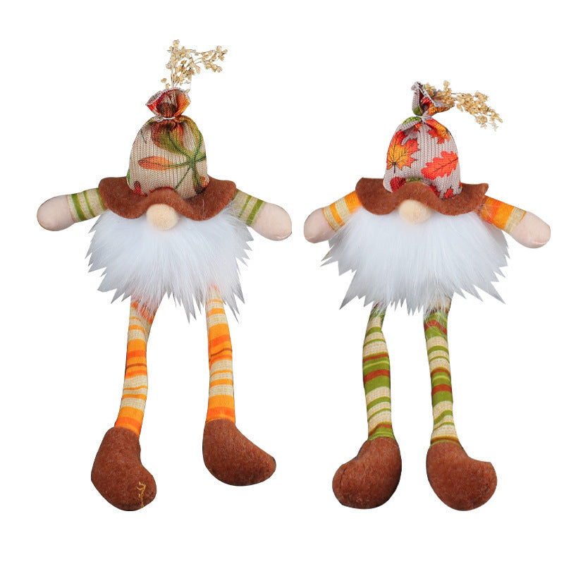 Fashion And Personalized Rudolf Doll Scene Decorations