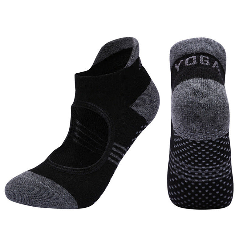 Towel Bottom Combed Cotton Yoga Sports Fitness Pilates Terry Socks