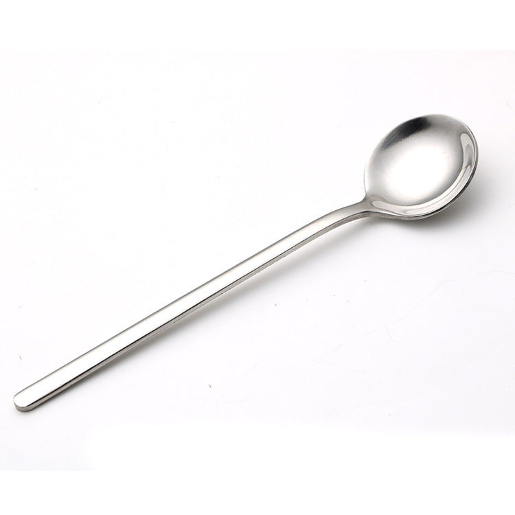 Stainless steel round head spoon