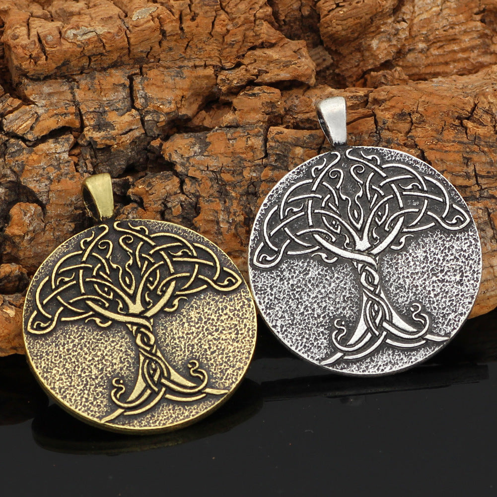 Tree Of Life Viking Totem Long Necklace