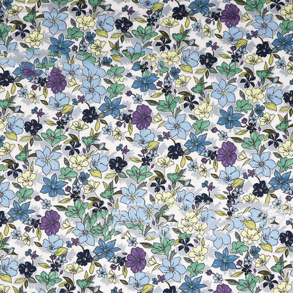 Pure Cotton Garden Floral Fabric