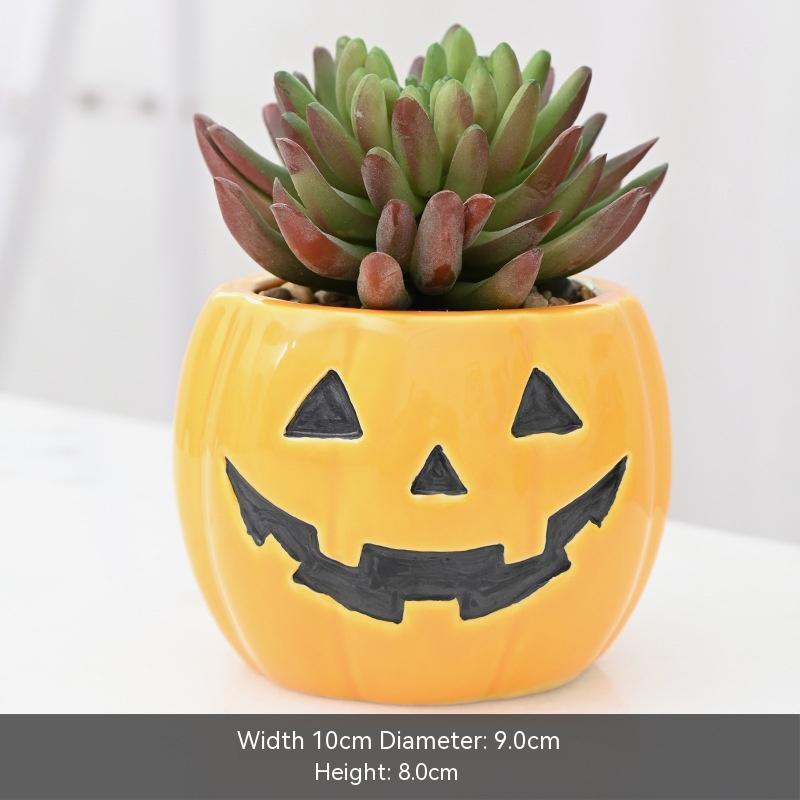 Halloween Succulent Flower Pot Ceramic Flower Pot Aromatherapy