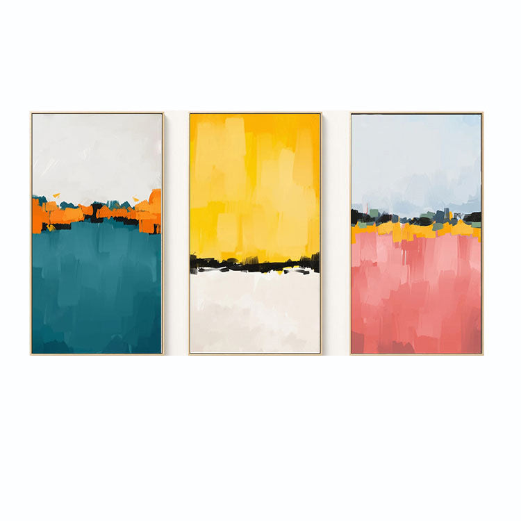 Colorblock Modern Minimalist Canvas Painting