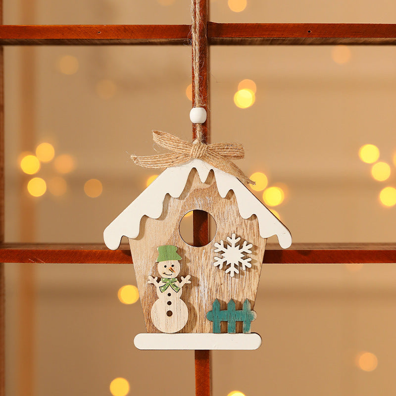 Christmas wooden pendant for children