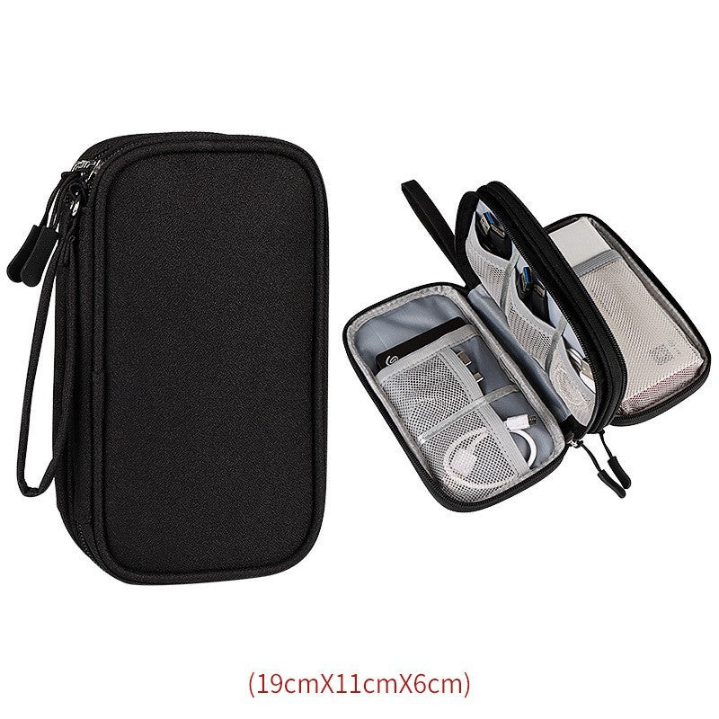 Multifunctional Portable Organizer Bag Storage Bag Box Hard Drive Data Cable Headset