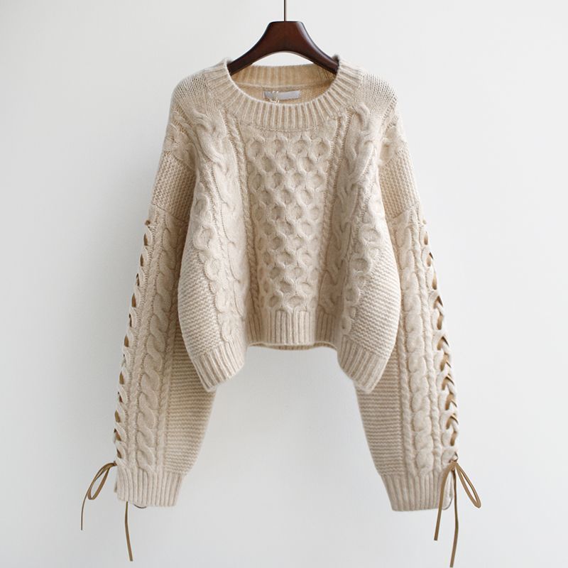 Western Style Pullover Lazy Sweater For Women