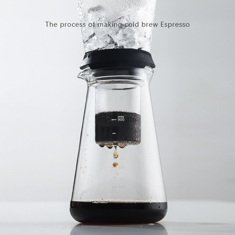 High Borosilicate Glass Large Capacity Cold Brew Ice Drip Coffee Pot