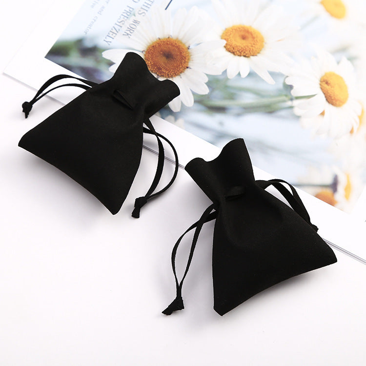 Microfiber Leather Jewelry Clamshell Bag