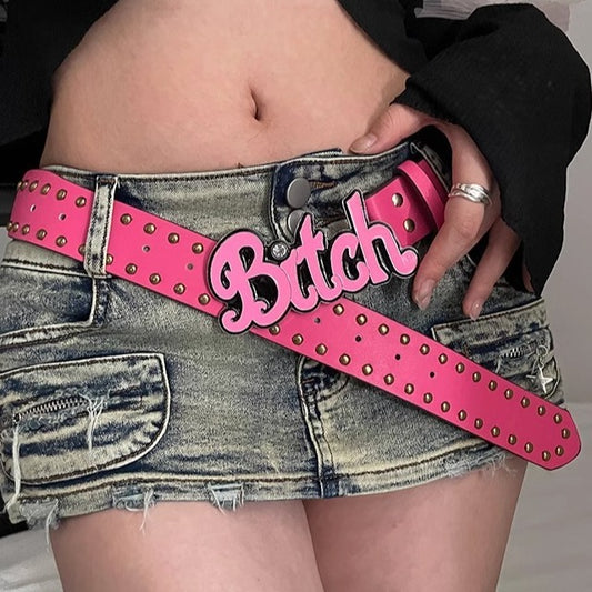 Women's Fashionable All-match Letter Belt