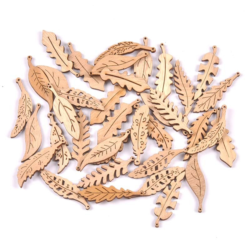 Decorative Accessories Halloween Butterfly Pattern Wood Chip Handmade