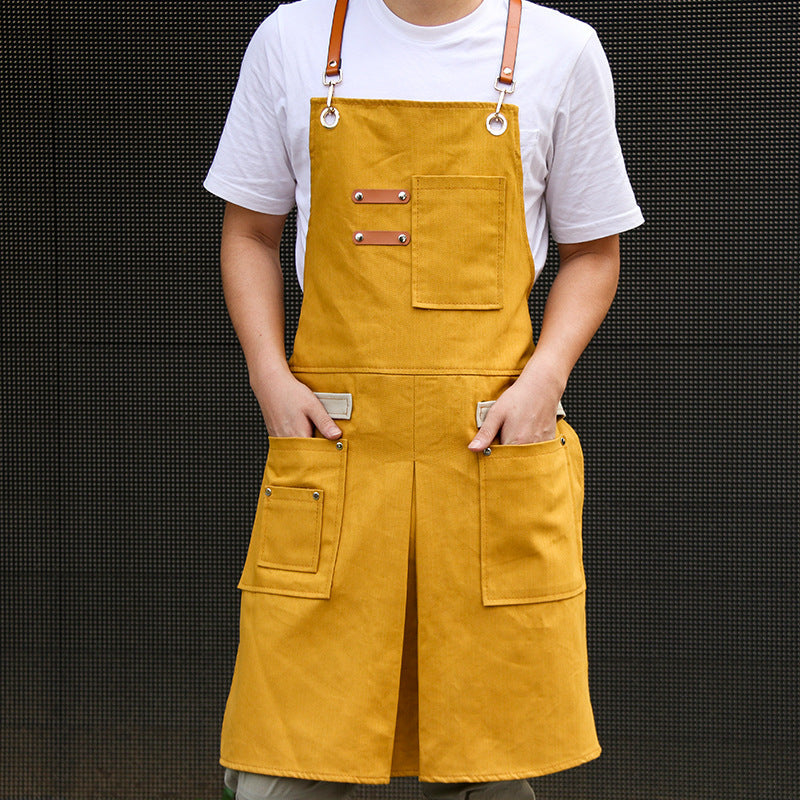 Outdoor Gardening Overalls Barber Barista Apron Whole Body