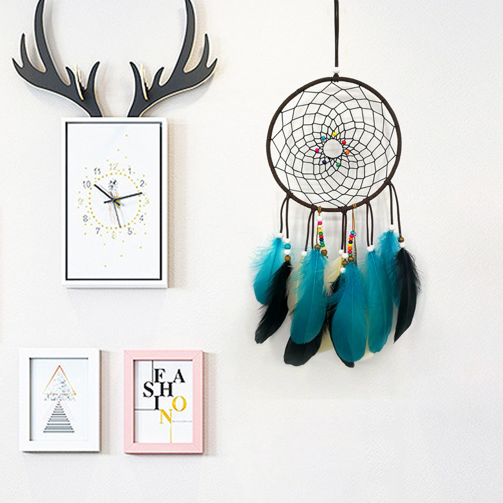 Dark And Retro Home Dream Catcher Pendant