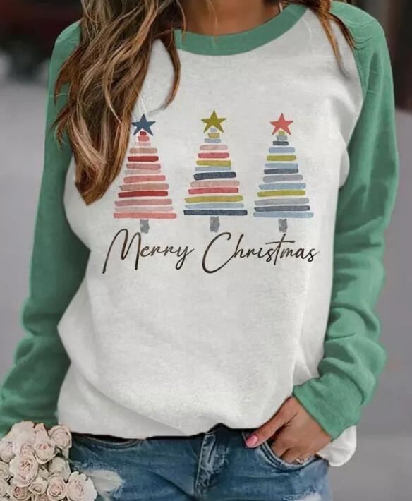 Christmas Tree 3D Digital Printing Women's Sweater