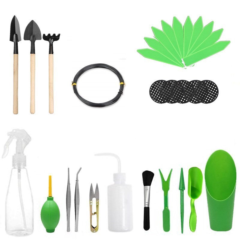 Gardening Tool Set Potted Scissors Succulent Spray Bottle Seedling Lifter