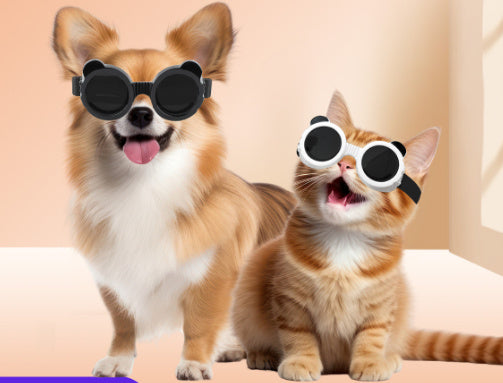 Dog Sun Sunshade Sunglasses Goggles Cat Headdress UV Protection Pet Supplies