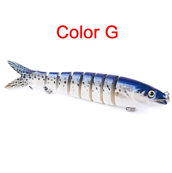 Pike Fishing Lures Artificial Multi Jointed Sections Hard Bait Trolling Pike Carp Fishing Tools