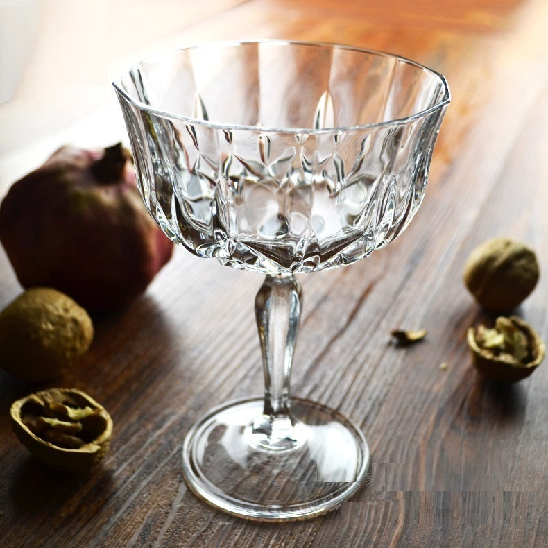 Elegant Wide Mouth Champagne Glass Goblet