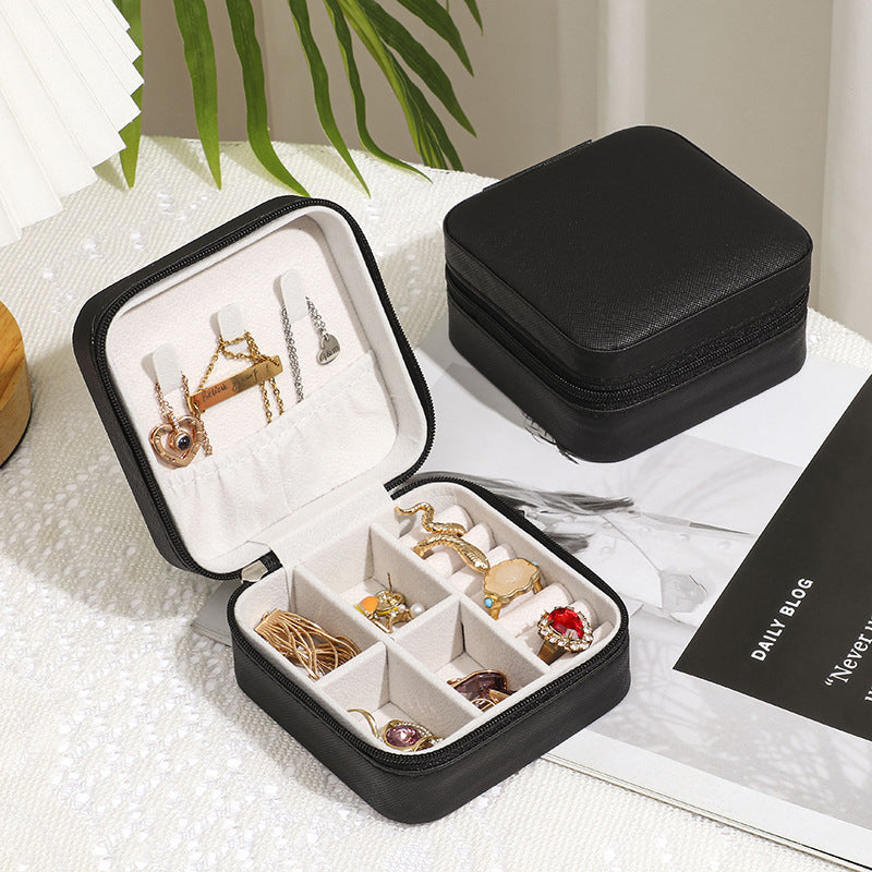 Korean Small Portable Jewelry Storage Box