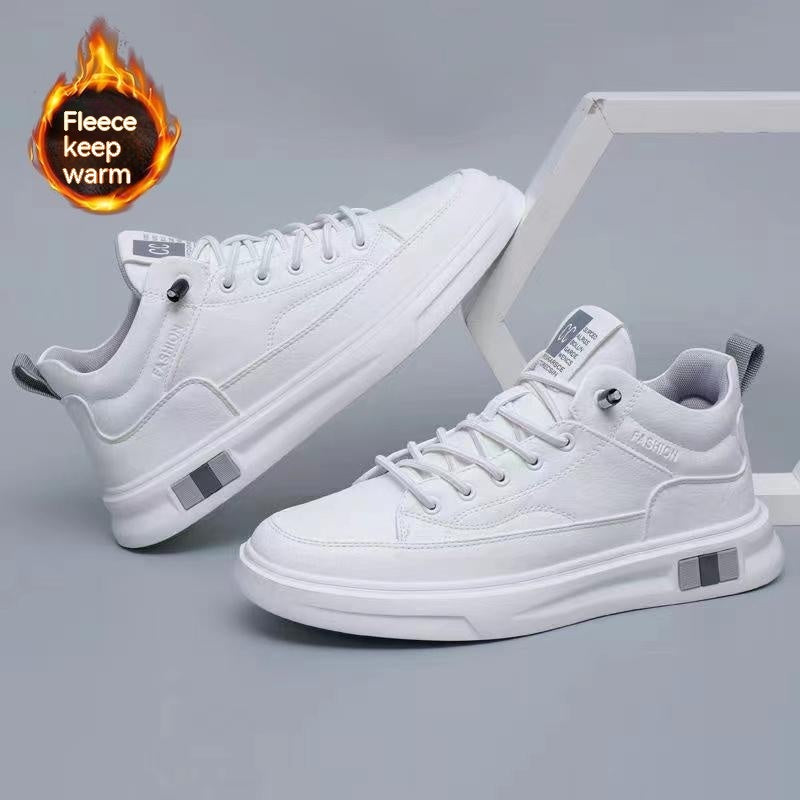 Men's Versatile Sports Fleece-lined Thickened Men's Shoes All-match Casual Sneakers