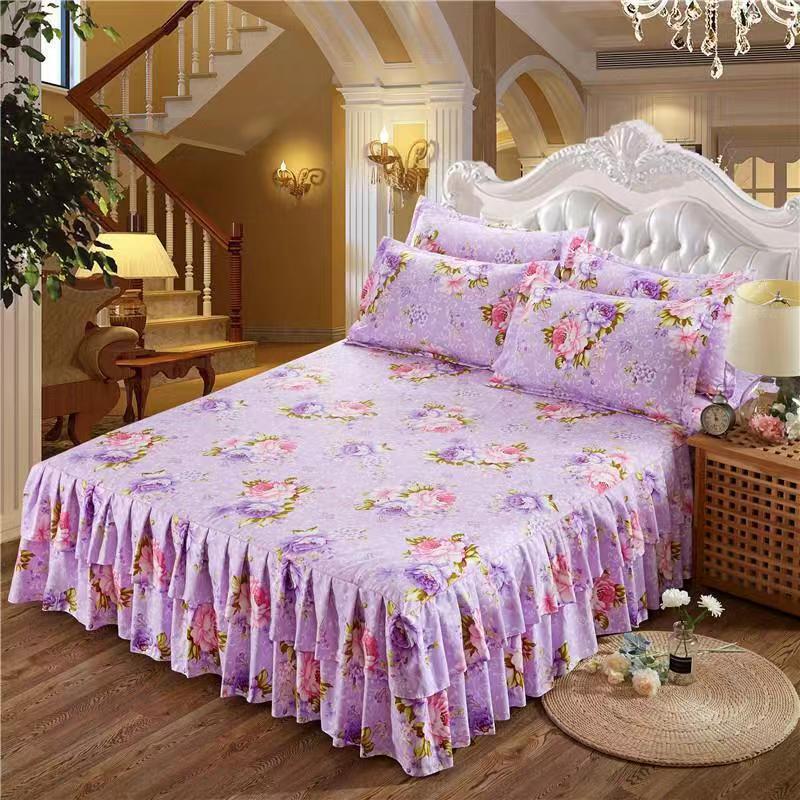 Bilateral bed skirt bedspread Simmons bed cover