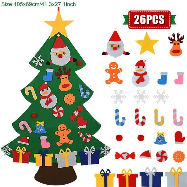 Children's Handmade Puzzle Pendant Christmas Tree